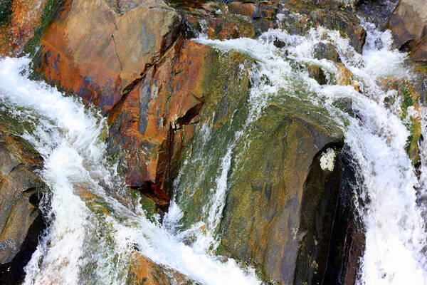 Cades Cove Art Print featuring the photograph River Power Dashed Upon The Rocks by Susie Weaver