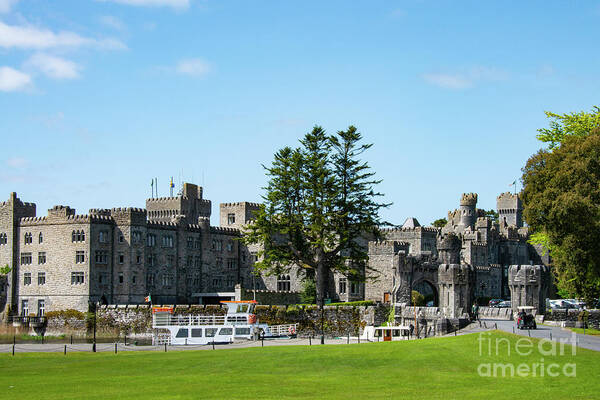 Cong Art Print featuring the photograph Riverboat at Ashford Castle by Bob Phillips