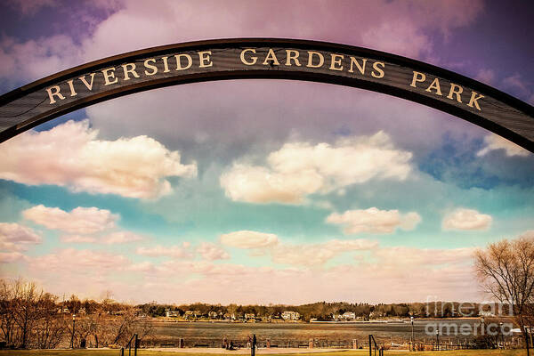 Red Bank Art Print featuring the photograph Riverside Gardens Park - Red Bank by Colleen Kammerer