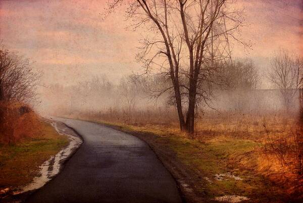Road Art Print featuring the painting Road Less Traveled by Troy Caperton