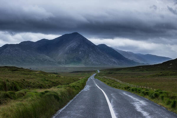 Landscape Art Print featuring the photograph Road to Nowhere by Eoin Tully