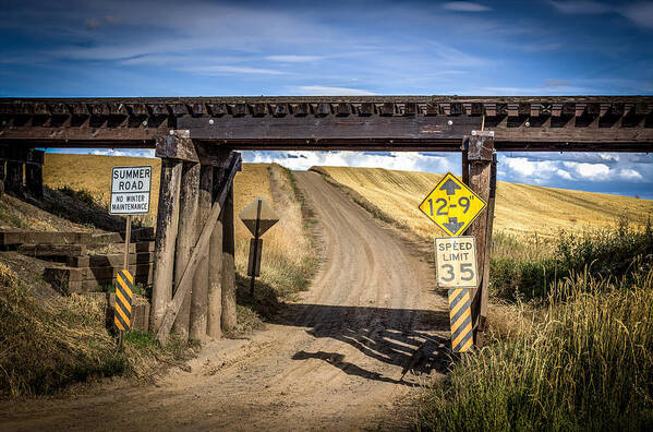 Country Art Print featuring the photograph Summer Road by Brad Stinson