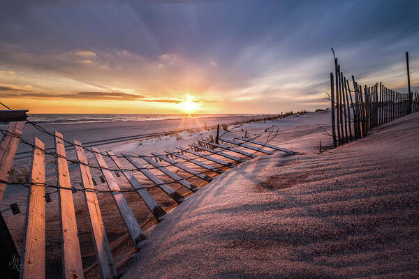 Beach Art Print featuring the photograph Kiss of Sunlight by John Randazzo