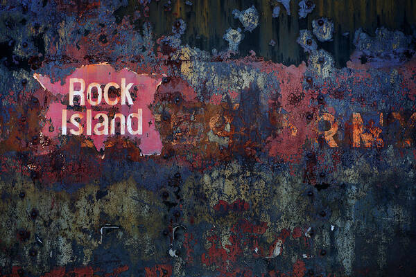 Boxcar Art Print featuring the photograph Rock Island by Bud Simpson