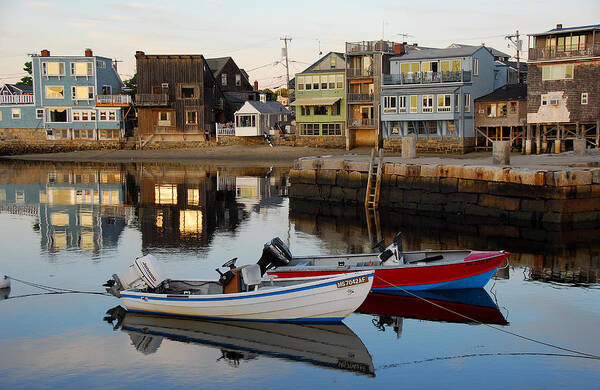 Boat Art Print featuring the photograph Rockport boats by AnnaJanessa PhotoArt