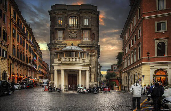Rome Art Print featuring the photograph Roman Streets by Ryan Wyckoff