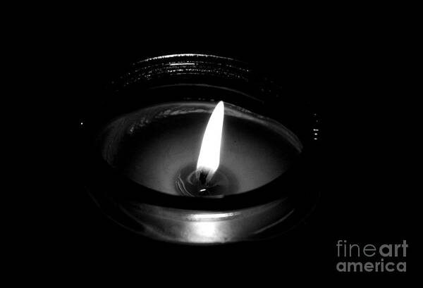 Romance Art Print featuring the photograph Romantic Candle by Meagan Davis