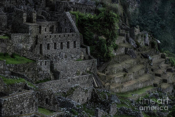 Rooms To Let Inca Style Art Print featuring the digital art Rooms to Let Inca Style by William Fields