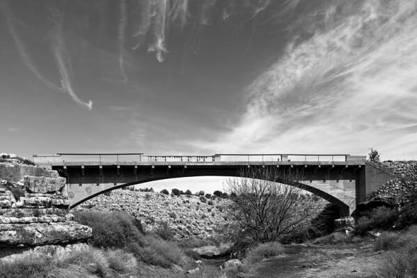 Bridge Art Print featuring the photograph Route 66 Padre Canyon Bridge by Rick Pisio