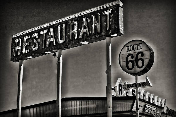 Georgia Artist Art Print featuring the photograph Route 66 Restaurant by Patricia Montgomery