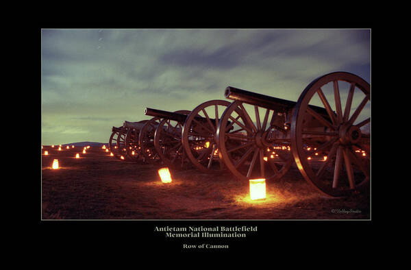 Cannon Art Print featuring the photograph Row of Cannon 98 by Judi Quelland