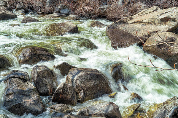 River Art Print featuring the photograph Rushing Water by Michelle Joseph-Long