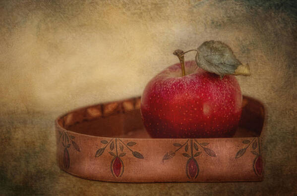 Apple Art Print featuring the photograph Rustic Apple by Robin-Lee Vieira
