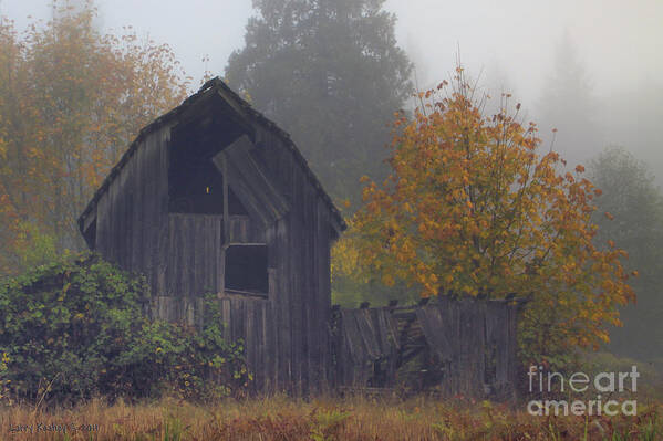Landscape Art Print featuring the photograph Rustic Fall by Larry Keahey