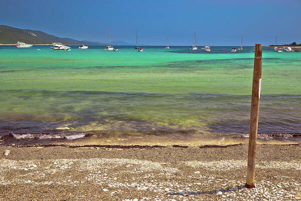 Beach Art Print featuring the photograph Sakarun turquoise beach on Dugi otok island by Brch Photography