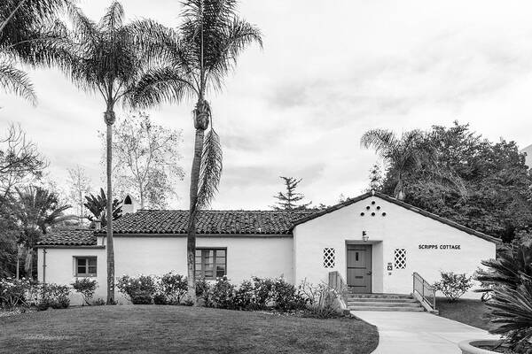American Art Print featuring the photograph San Diego State University Scripps Cottage by University Icons