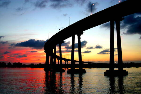 San Diego Art Print featuring the photograph San Diego Sunset by Scott Brown