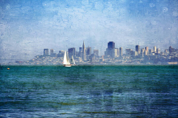 Impressionistic Art Print featuring the photograph San Francisco Bay by Serena King