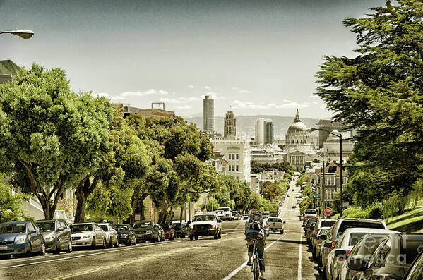 America Art Print featuring the photograph San Francisco Fulton St by RicardMN Photography