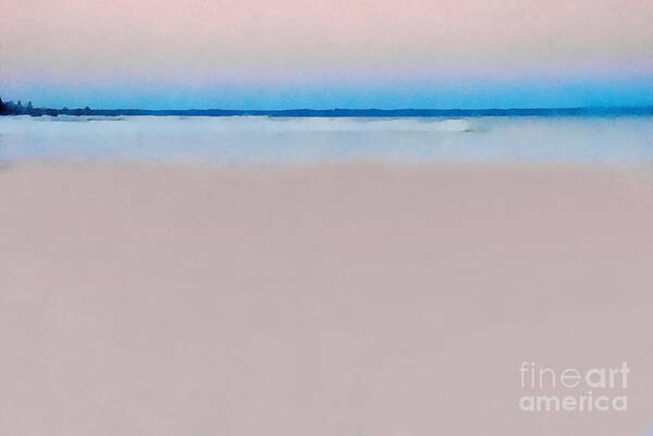 Water Art Print featuring the photograph Sand and Sea by Andrea Kollo
