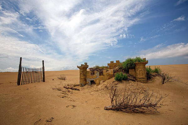 Castle Art Print featuring the photograph Sandcastle by Alan Raasch