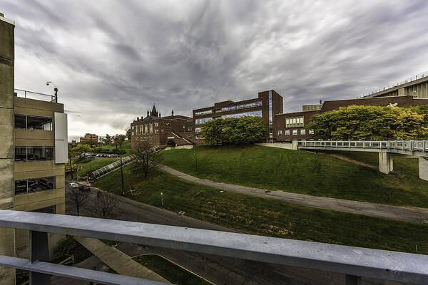 Su Art Print featuring the photograph School on the Hill by Everet Regal