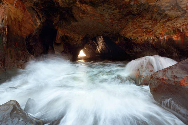 Sea Art Print featuring the photograph Sea Cave by Andrew Kumler