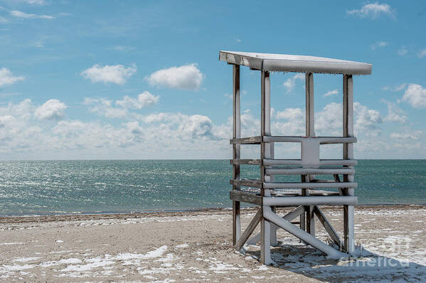 Ocean Art Print featuring the photograph Sea Gull Beach #2 by Michael James