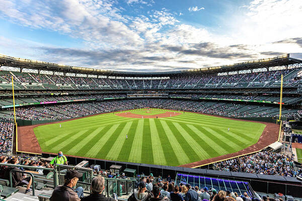 Safeco Field Art Print featuring the photograph Seattle Mariners by Mike Centioli