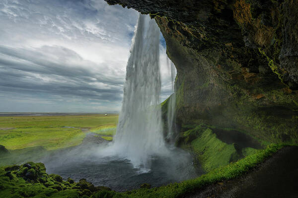 Iceland Art Print featuring the photograph Seljalandsfoss by Bill Martin