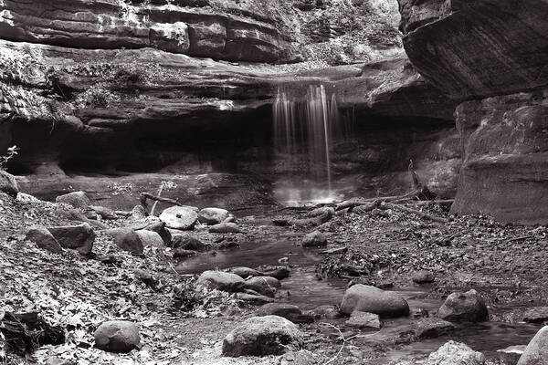 Waterfall Art Print featuring the photograph Serene by Jason Wolters
