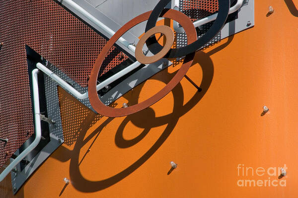 Abstract Art Print featuring the photograph Signage by Dan Holm