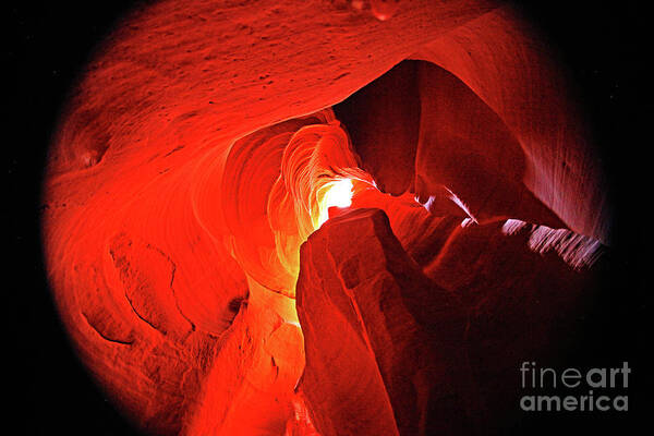  Art Print featuring the digital art Slot Canyon 1 by Darcy Dietrich