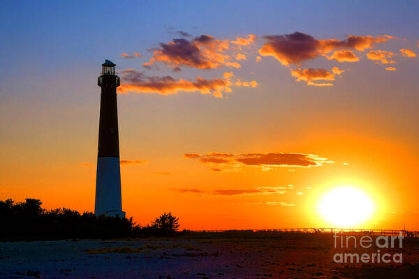 Barnegat Art Print featuring the photograph Smokestack Barnegat by Olivier Le Queinec