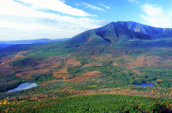 Baxter State Park Art Print featuring the photograph South Turner Mountain Katahdin View by John Burk