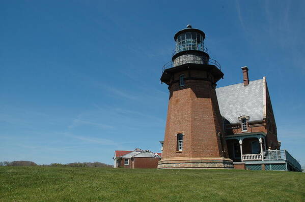 Block Island Art Print featuring the photograph Southeast Lighthouse by Raju Alagawadi