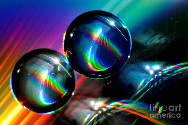 Spheres Art Print featuring the photograph Spheres by Sylvie Leandre