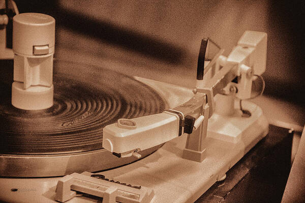 Turntable Art Print featuring the photograph Spin by Pamela Williams