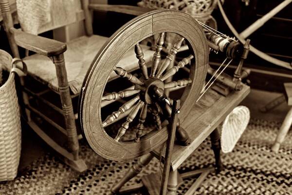 Photograph Art Print featuring the photograph Spinning the Thread by Richard Gehlbach