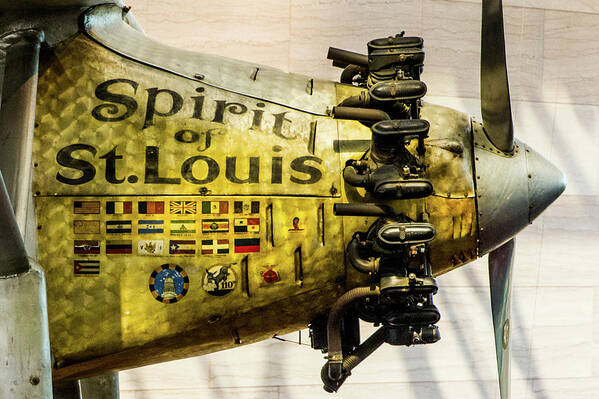 Charles Lindbergh Art Print featuring the photograph Spirit of St Louis by SR Green