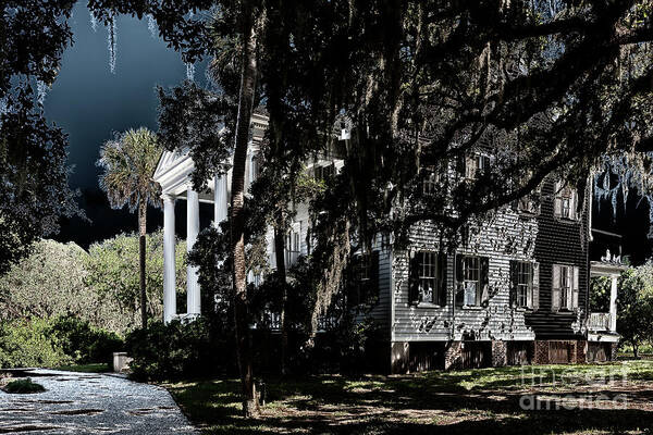 Mcleod Plantation Art Print featuring the photograph Spooky Plantation by Dale Powell