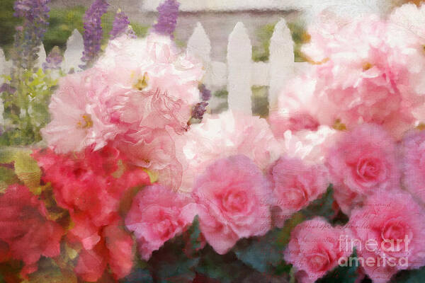 Spring Flowers Art Print featuring the photograph Spring Garden by JBK Photo Art