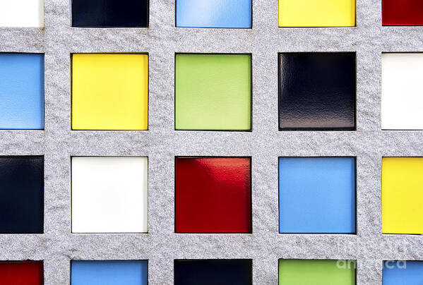 Sculpture Art Print featuring the photograph Squares by Tim Gainey