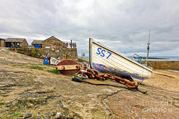 Ss7 Art Print featuring the photograph SS7 Sennen Cove Cornwall by Terri Waters