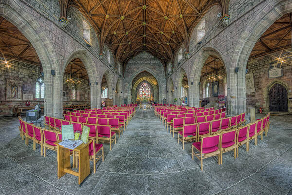 Cathedral Art Print featuring the photograph St Asaph Cathedral by Ian Mitchell
