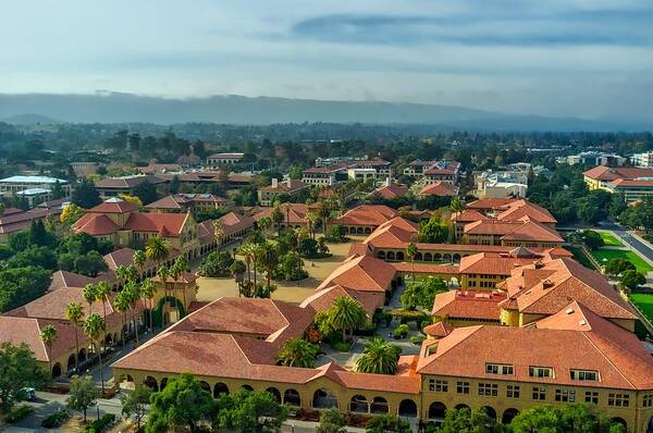 Stanford University Art Print featuring the photograph Stanford University by Mountain Dreams