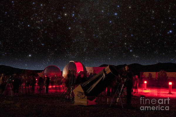 Astronomy Art Print featuring the photograph Star Party by Larry Landolfi