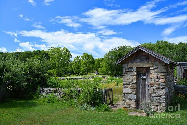 Farm Art Print featuring the photograph Stone around the Farm by Tammie Miller