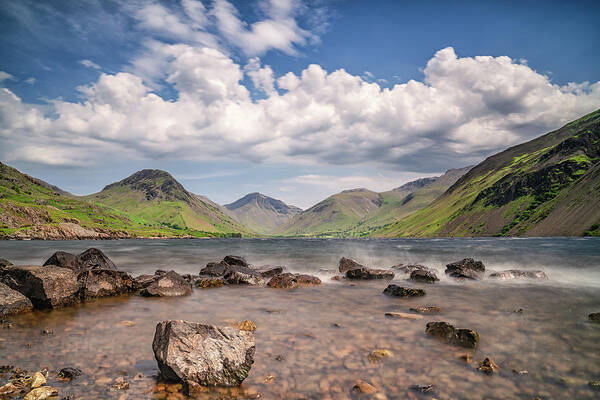 Lake District Art Print featuring the photograph Stormy Waters by Framing Places