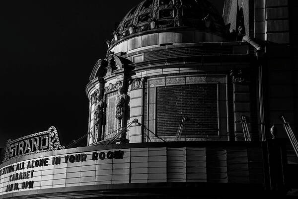 Strand Theatre Art Print featuring the photograph Strand Theatre Marquee Shreveport Louisiana by Eugene Campbell